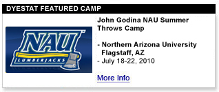 John Godina NAU Summer Throws Camp